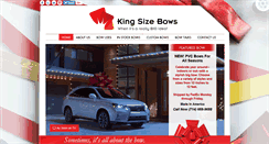 Desktop Screenshot of kingsizebows.com